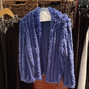 Heartloom Royal Blue Teddy Jacket